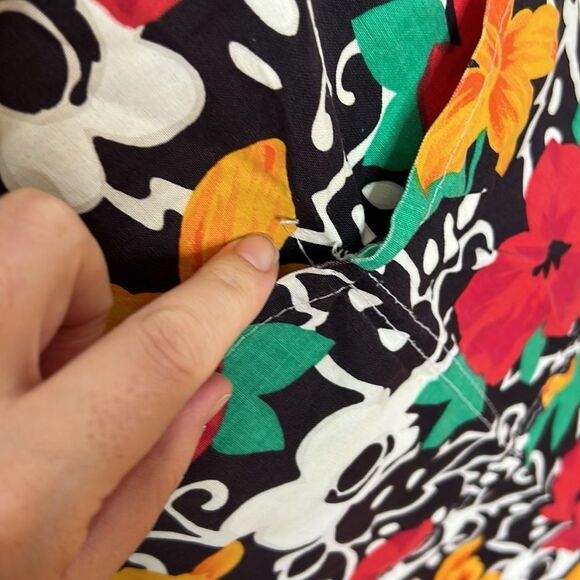 Vintage Hawaiian print apron - Picture 4 of 5